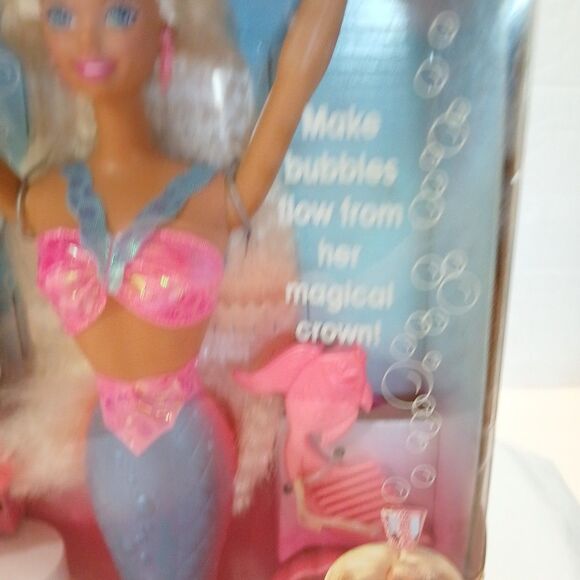 Vintage Barbie Bubbling Mermaid Doll 1996 New in Box NIB 16131 Factory Sealed - Picture 4 of 16